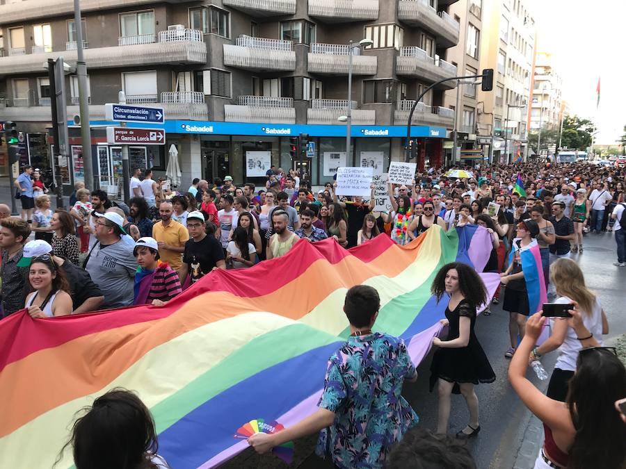 La marcha por el Orgullo LGTBIQ+ recorre las calles de la ciudad