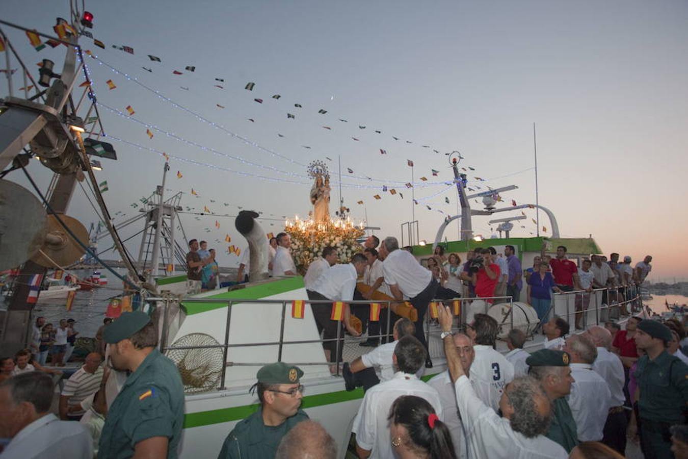 Celbración del día de la Virgen del carmen en Motril