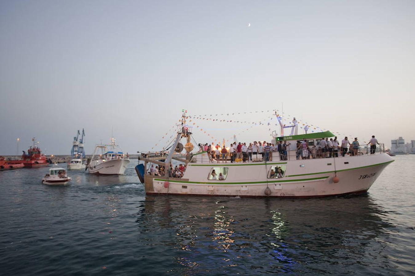 Celbración del día de la Virgen del carmen en Motril