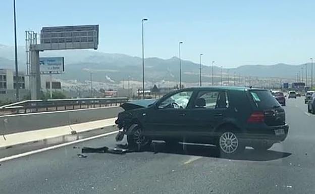 Accidente en la A-44, hoy. 