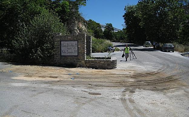 Lugar en el que se produjo el accidente de julio de 2008.