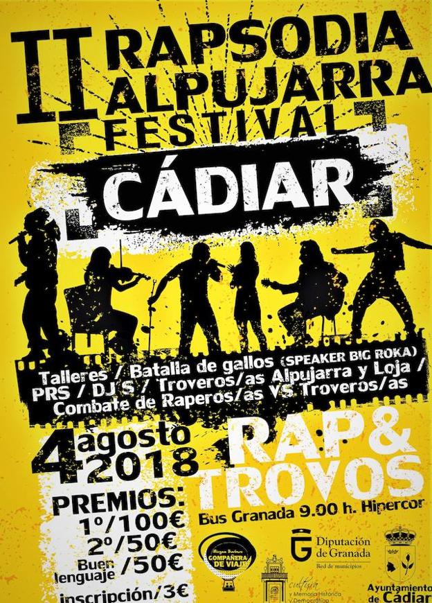 Cartel de la II edición 'Rapsodia Alpujarra Festival'. 