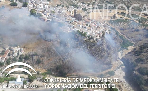 Extinguido el incendio forestal de Iznalloz