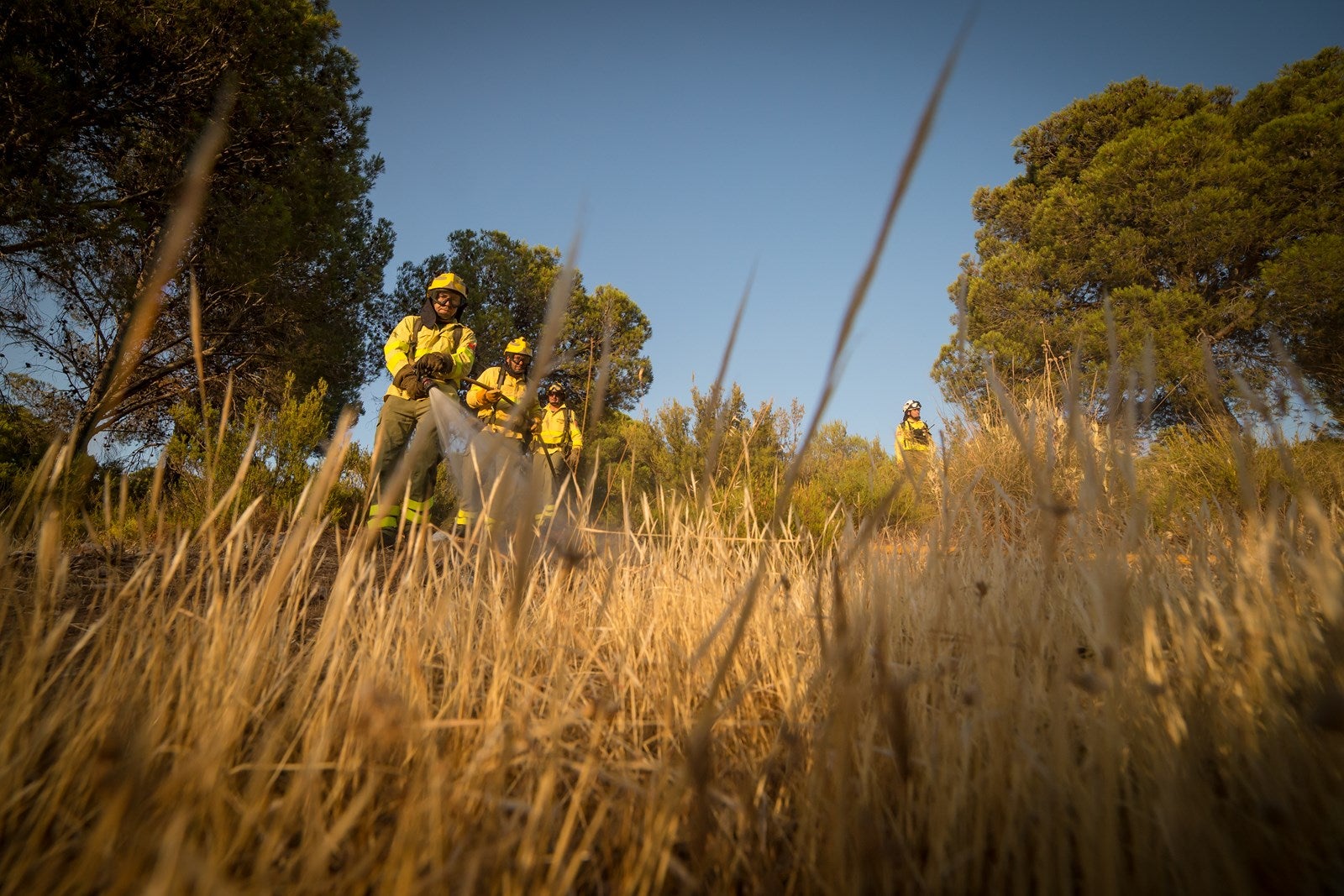 Sobrevolaron el Valle del Guadalfeo, se llevó a cabo una descarga de agua y vuelta a la base, donde esperaba el mecánico José Alonso para supervisar la aeronave y comprobar todos los parámetros