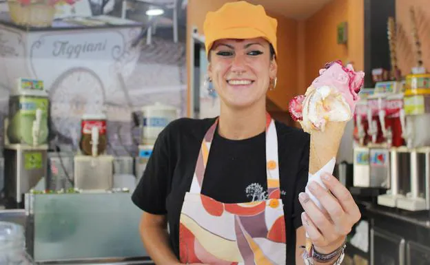 Banana split, granada y maracuyá, una de las propuestas