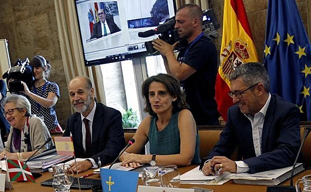 Teresa Ribera durante la Conferencia Sectorial de Medio Ambiente 