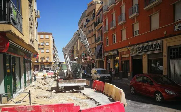 Comienzan las obras en la calle Doctor Eduardo Arroyo de Jaén
