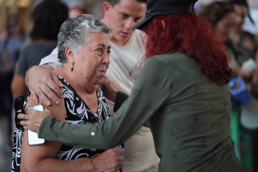 Así ha sido la concentración convocada para apoyar a Juan Rivas tras la sentencia que la condena a 5 años de prisión.