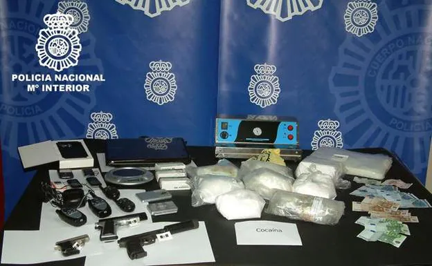 Imagen de archivo de otro alijo de armas y cocaina, también en Linares 