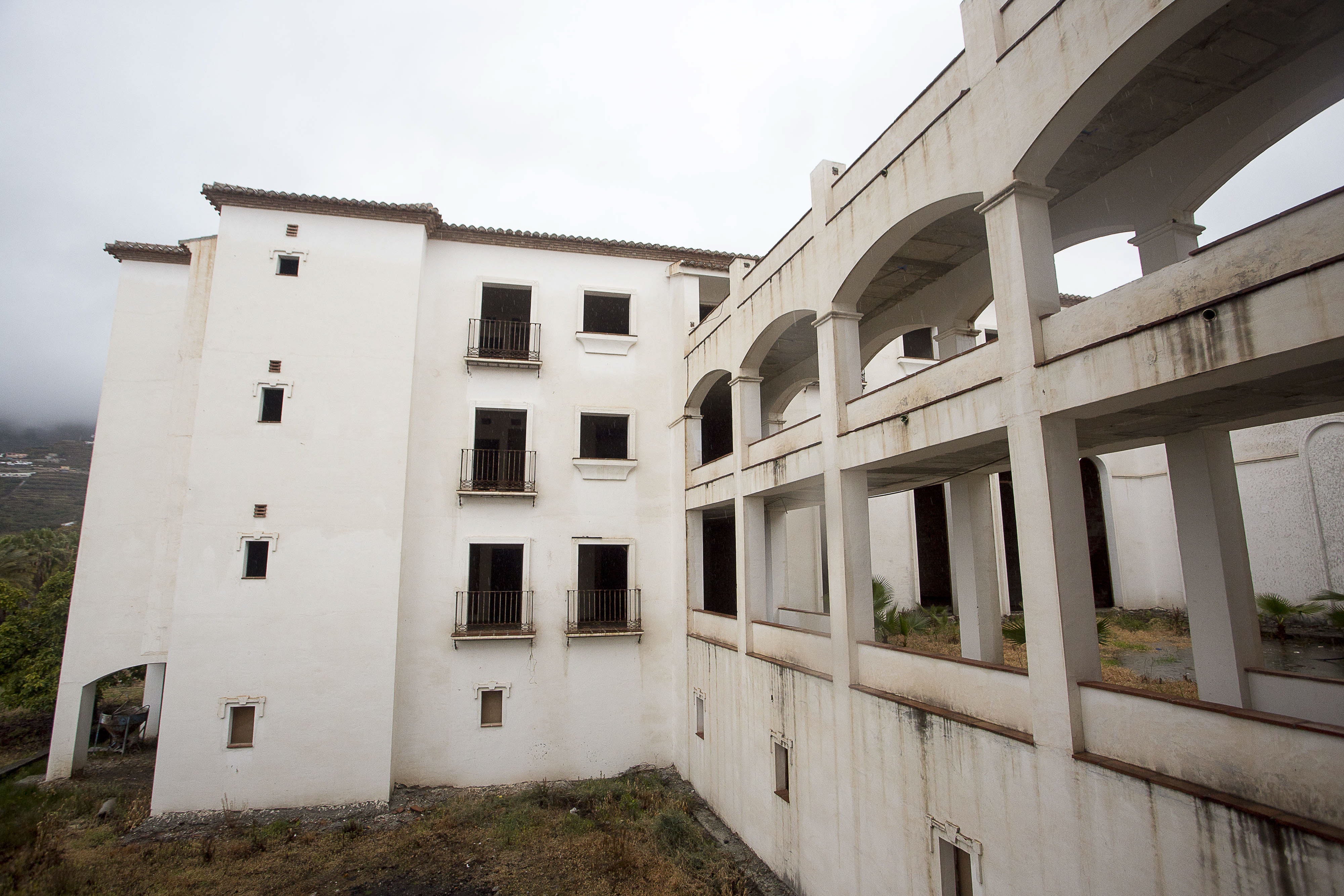 El hotel Cortijo de Andalucía, paralizado desde hace más de una década.