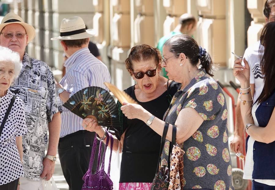 Primera jornada de esta semana en la que las temperaturas en la provincia están siendo asfixiantes