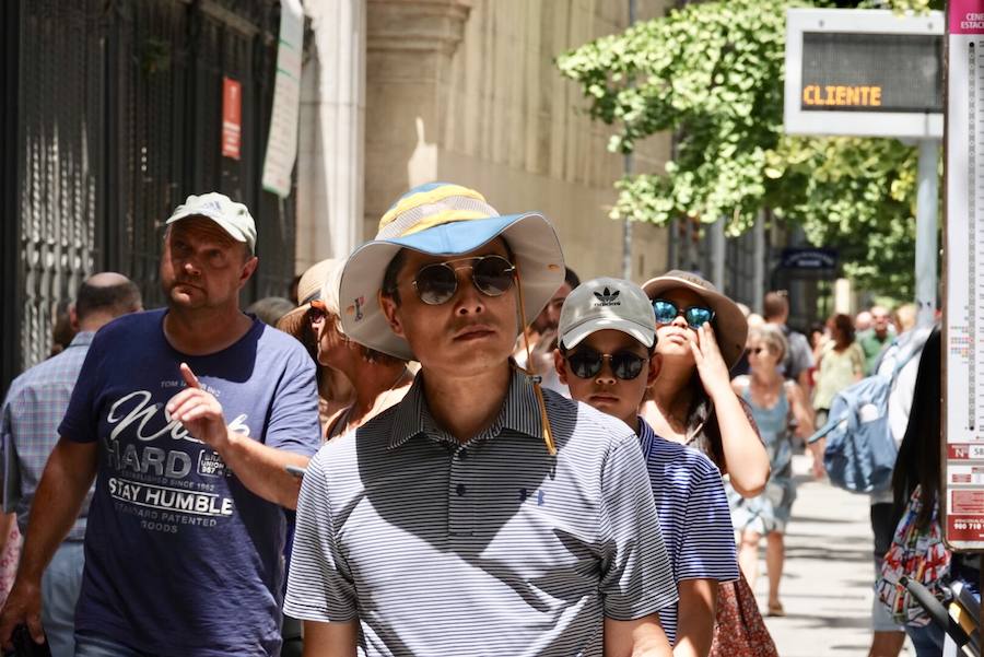 La previsión de la AEMET establece que la capital registrará valores en torno a los 40 grados al menos hasta el domingo