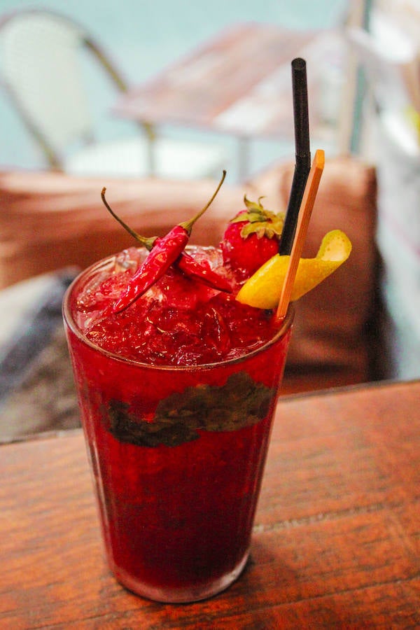 'Chile fresa' en Rosario Valera. 