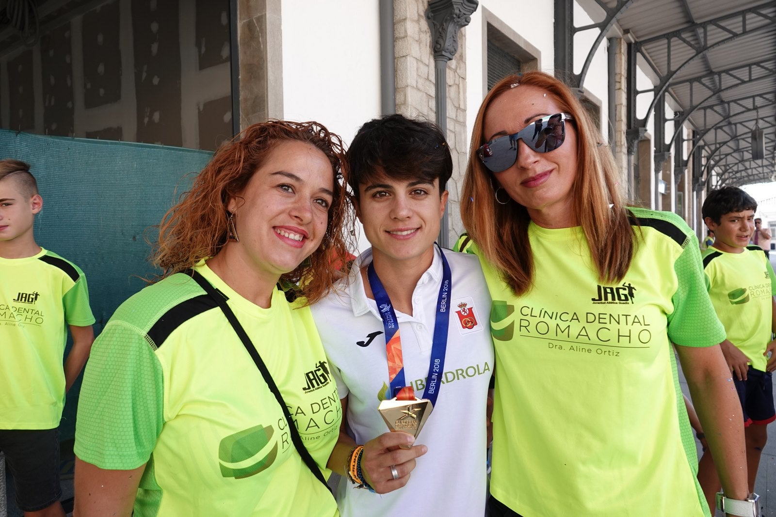 Este ha sido el recibimiento a la medallista.