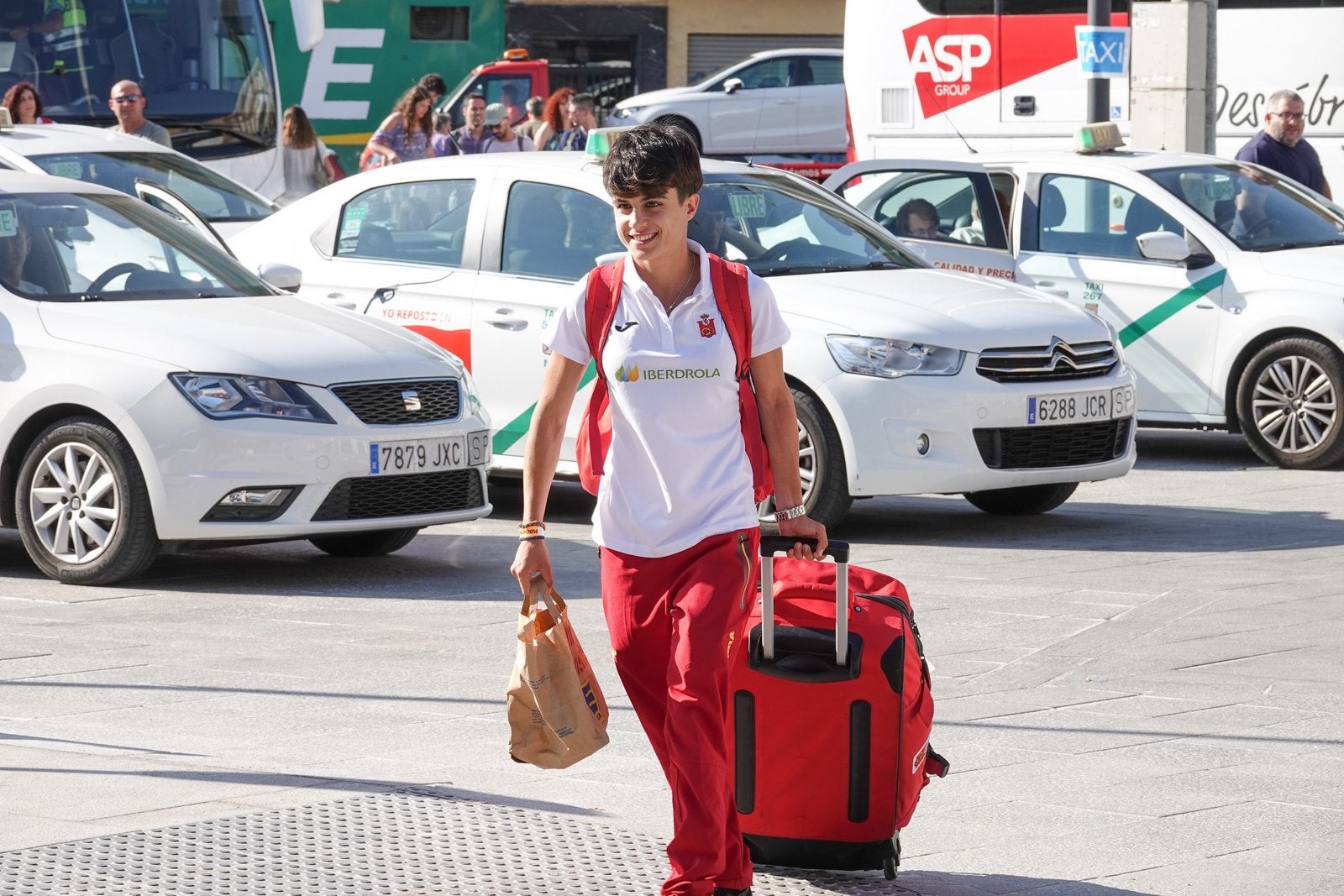 Este ha sido el recibimiento a la medallista.