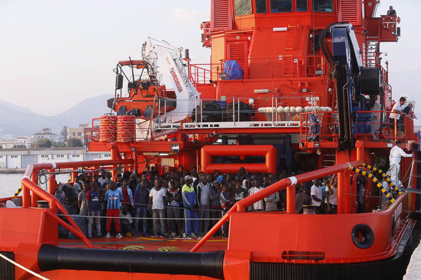 Entre ellos 50 mujeres y nueve niños de corta edad