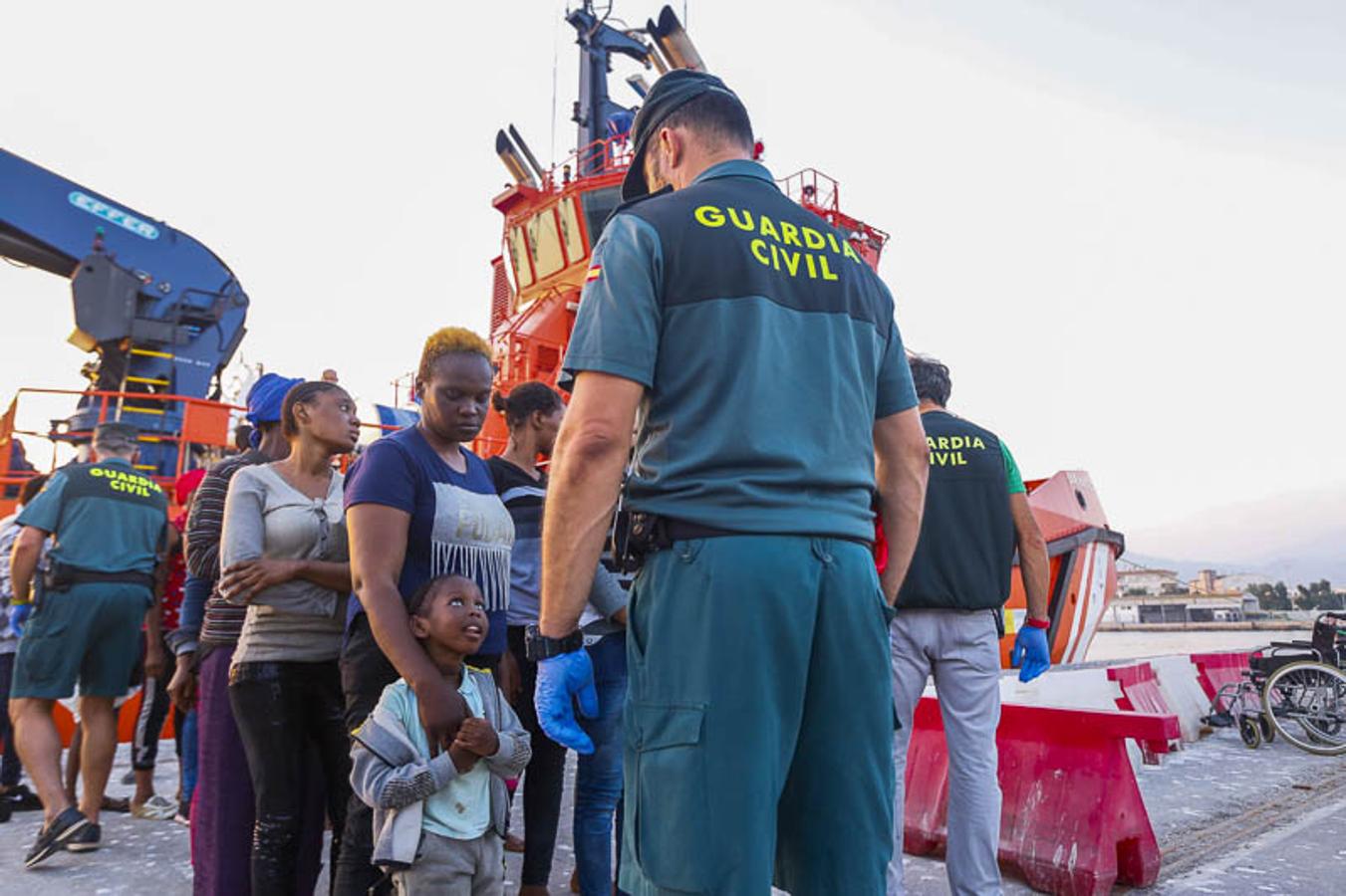 Entre ellos 50 mujeres y nueve niños de corta edad