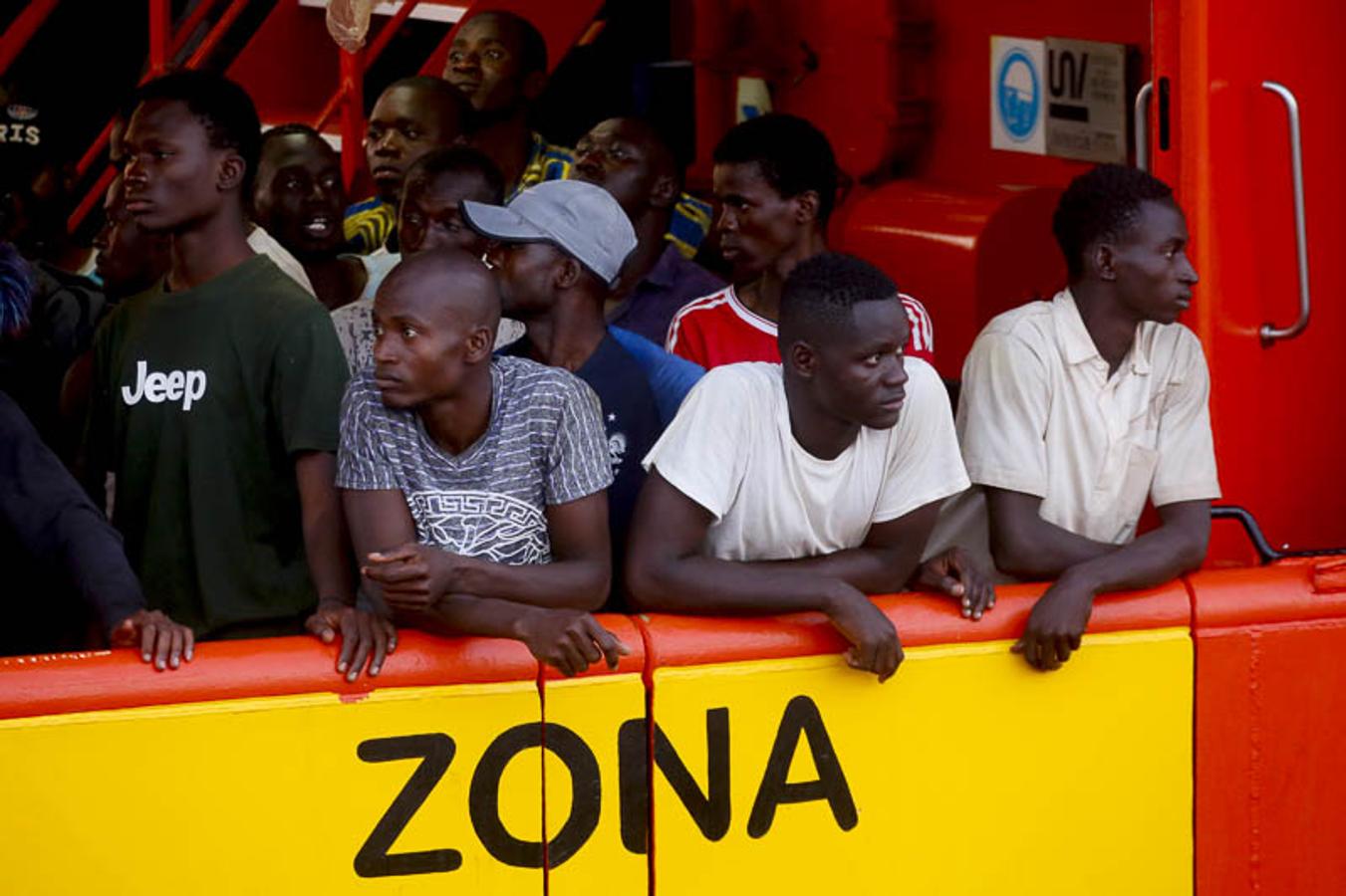 Entre ellos 50 mujeres y nueve niños de corta edad