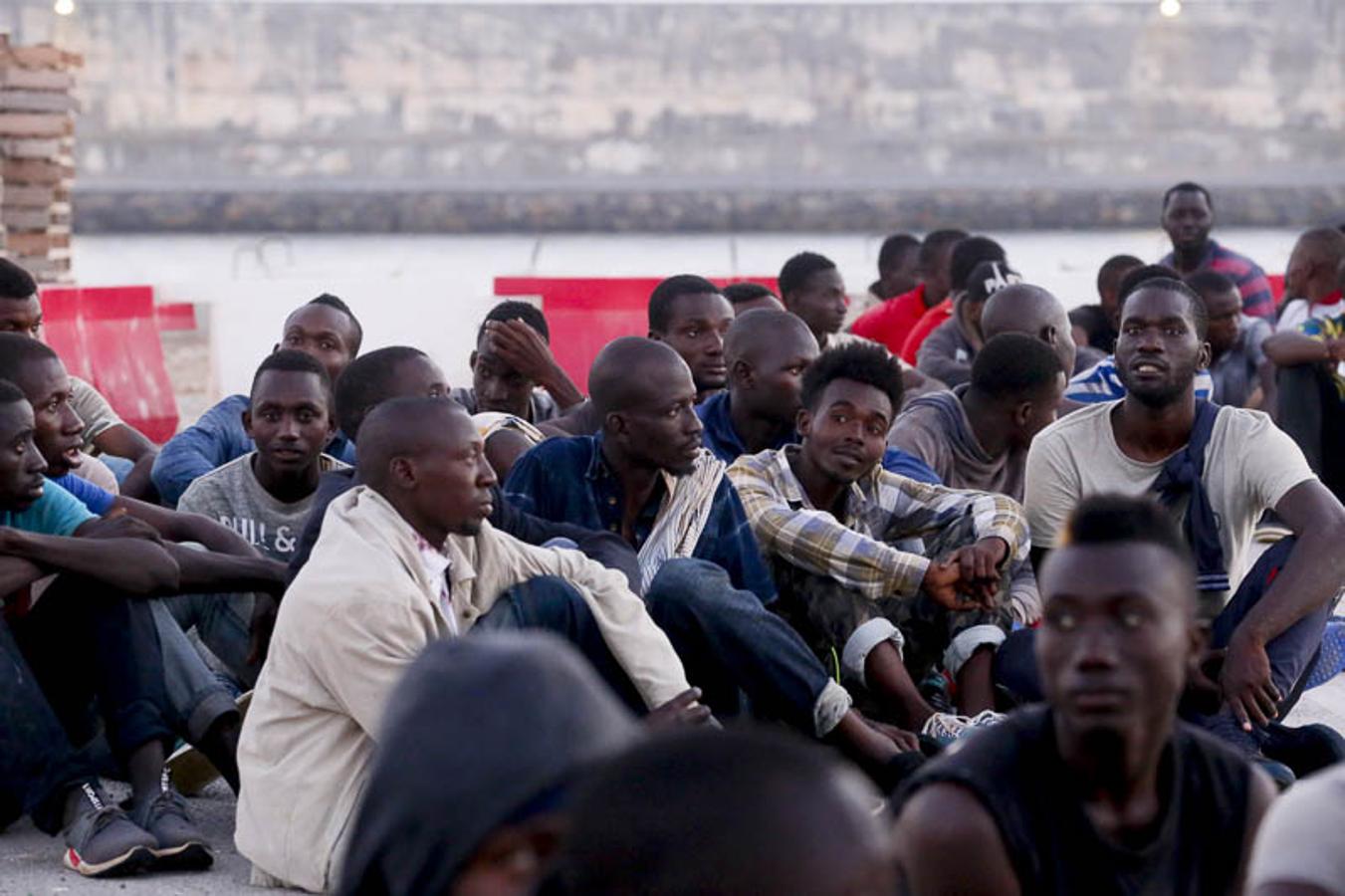 Entre ellos 50 mujeres y nueve niños de corta edad