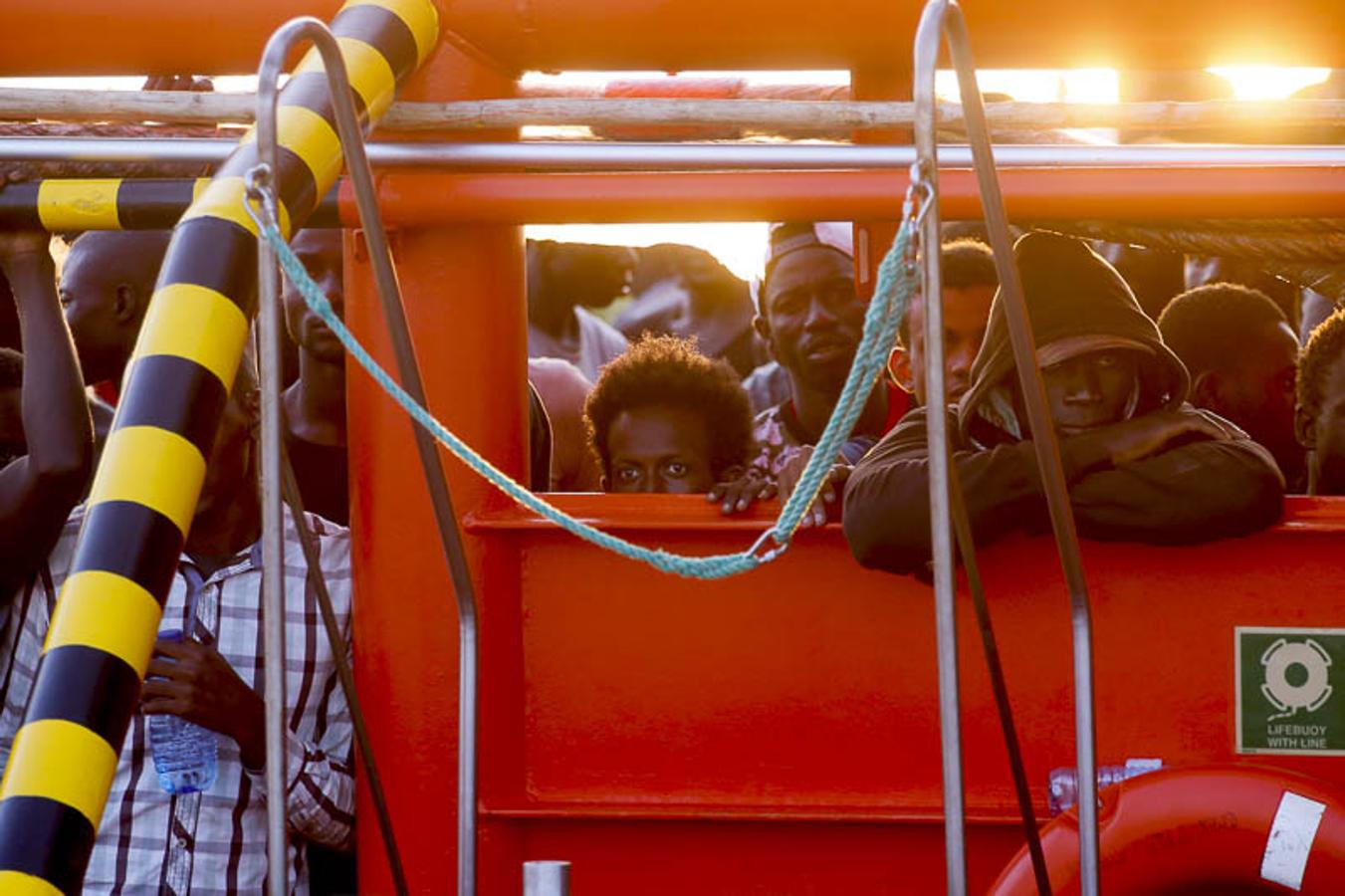 Entre ellos 50 mujeres y nueve niños de corta edad