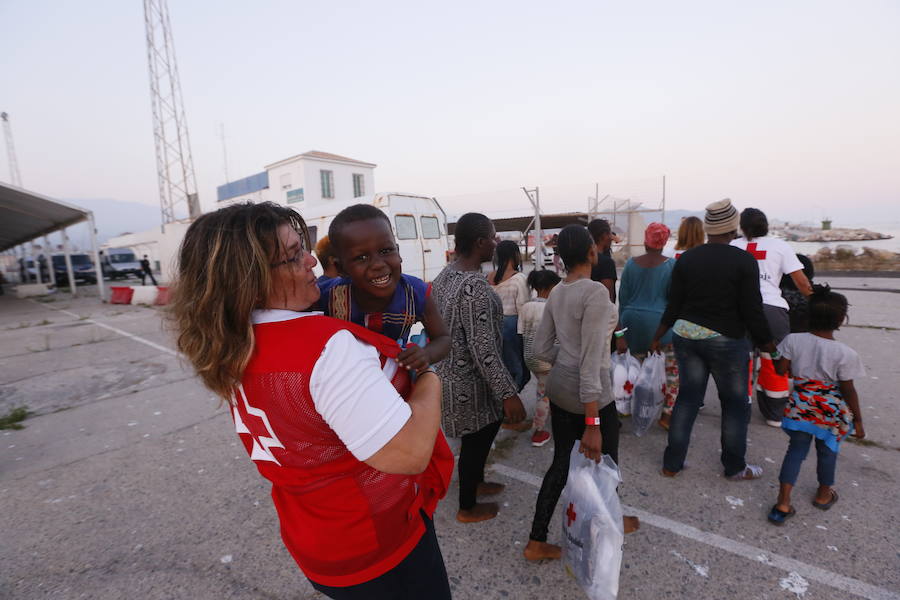 Entre ellos 50 mujeres y nueve niños de corta edad