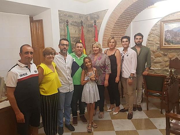 Presentación de la gala benéfica en Los Villares.