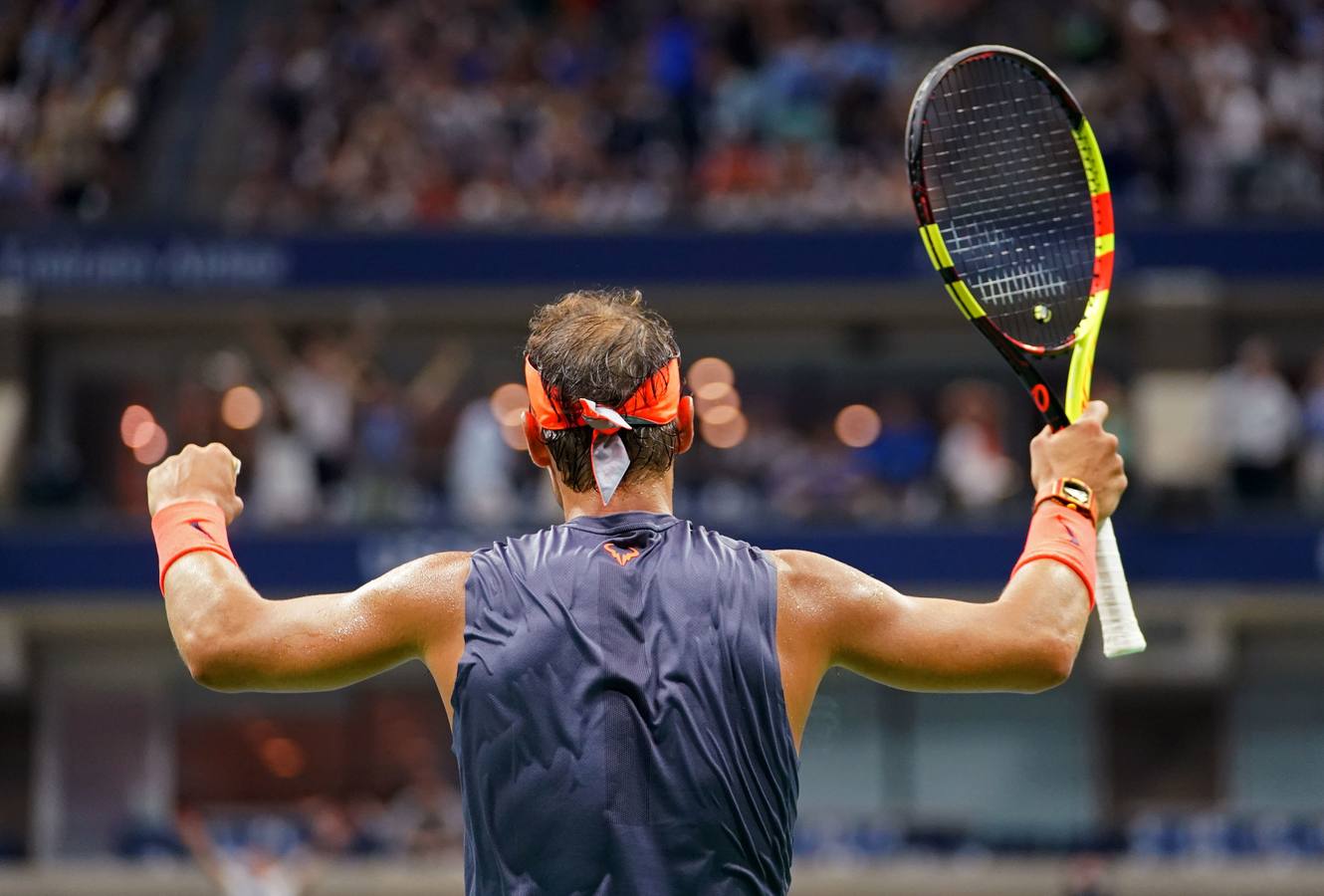 Las mejores imágenes del partido de cuartos de final del Abierto de Estados Unidos entre Rafa Nadal y Dominic Thiem. 