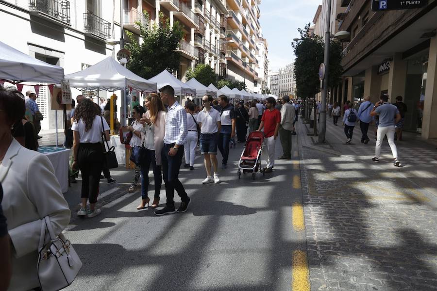 Miles de personas 'toman' la calle, cortada al tráfico, y disfrutran de actividades como demostraciones de perros de la Unidad Canina de la Policía Local