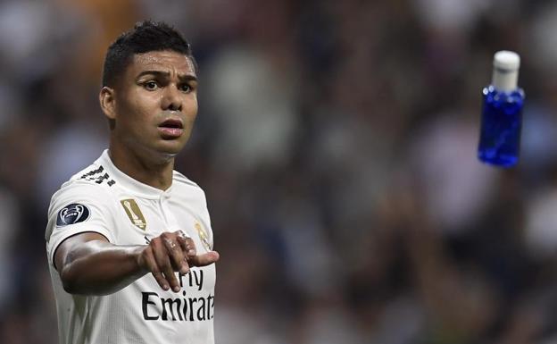 Casemiro, en un momento del partido.