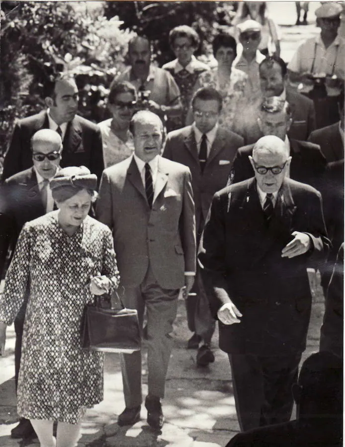 Charles de Gaulle visitó la Alhambra cuando era presidente de la República Francesa, en 1967.