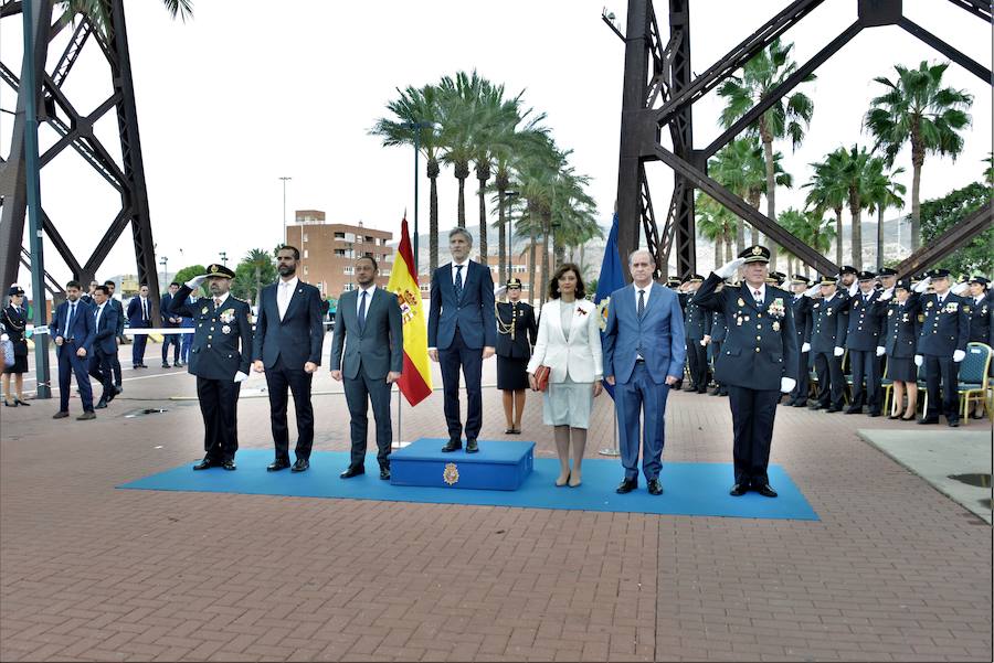 El ministro del Interior, clausura el acto en el Día de los Santos Ángeles Custodios, patronos del cuerpo policial