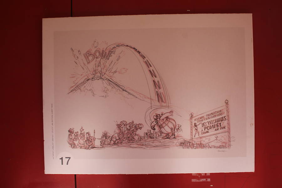 La exposición del cómic galo 'Astérix en Italia' muestra con 37 paneles el proceso de creación desde el día 3 al 31 de octubre de 8 a 22 horas