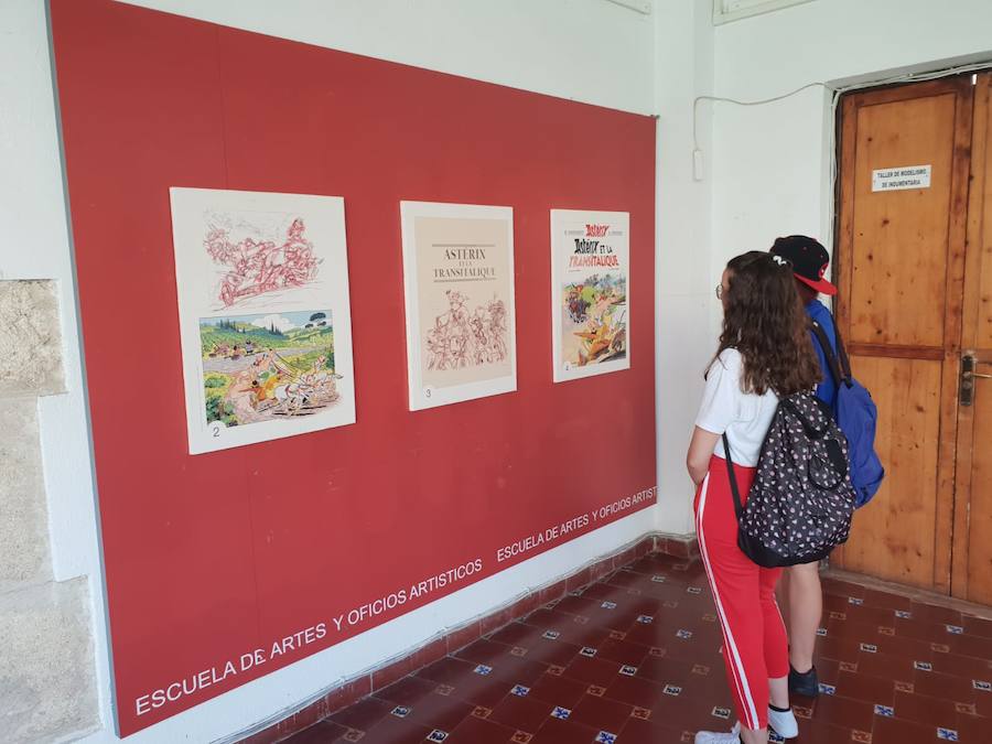 La exposición del cómic galo 'Astérix en Italia' muestra con 37 paneles el proceso de creación desde el día 3 al 31 de octubre de 8 a 22 horas