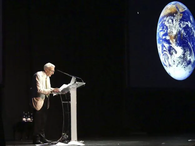 Martin Rees. El astrofísico, durante una conferencia en Adeje (Tenerife) en 2016. 