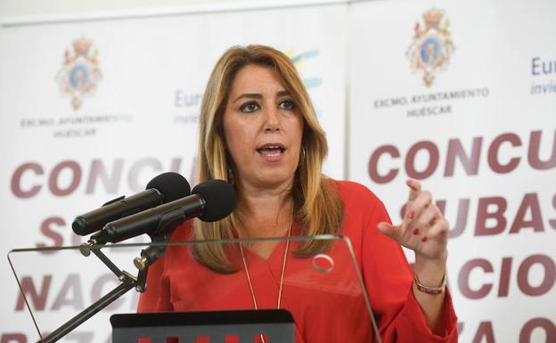 Susana Díaz pide a Casado que se tranquilice y sustituya el ruido por propuestas campana electoral