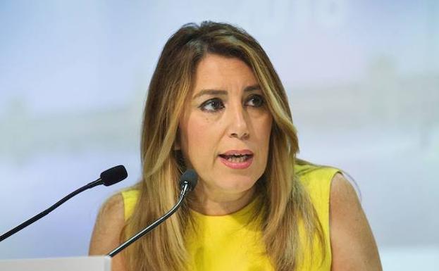 Susana Díaz espera «garantías» de que las inversiones cumplan con el Estatuto de Autonomía tras la reunión en Hacienda