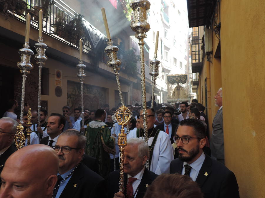 La dolorosa ha sido trasladada esta mañana desde Santa Ana