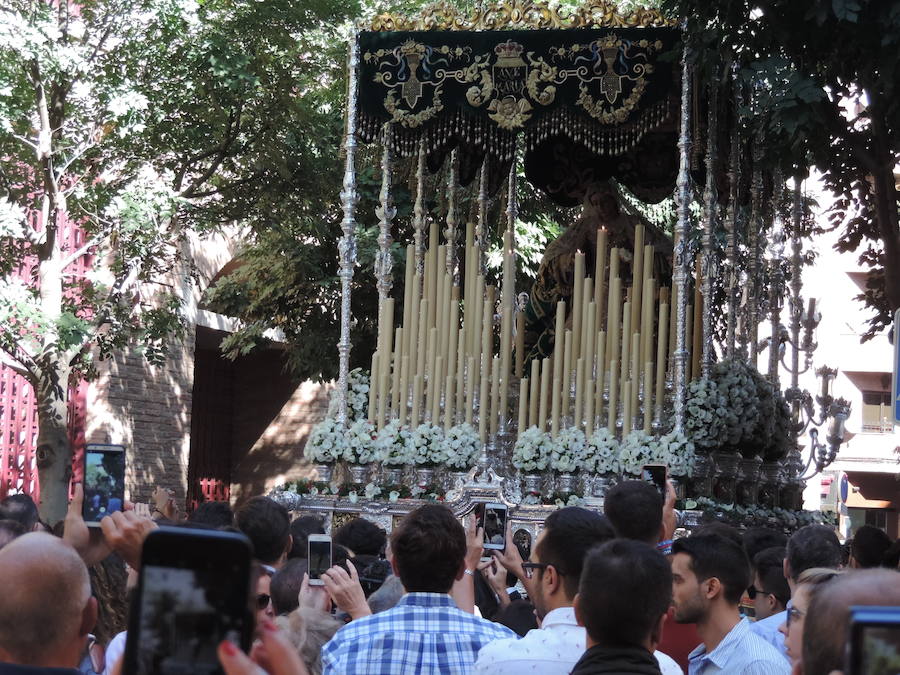 La dolorosa ha sido trasladada esta mañana desde Santa Ana