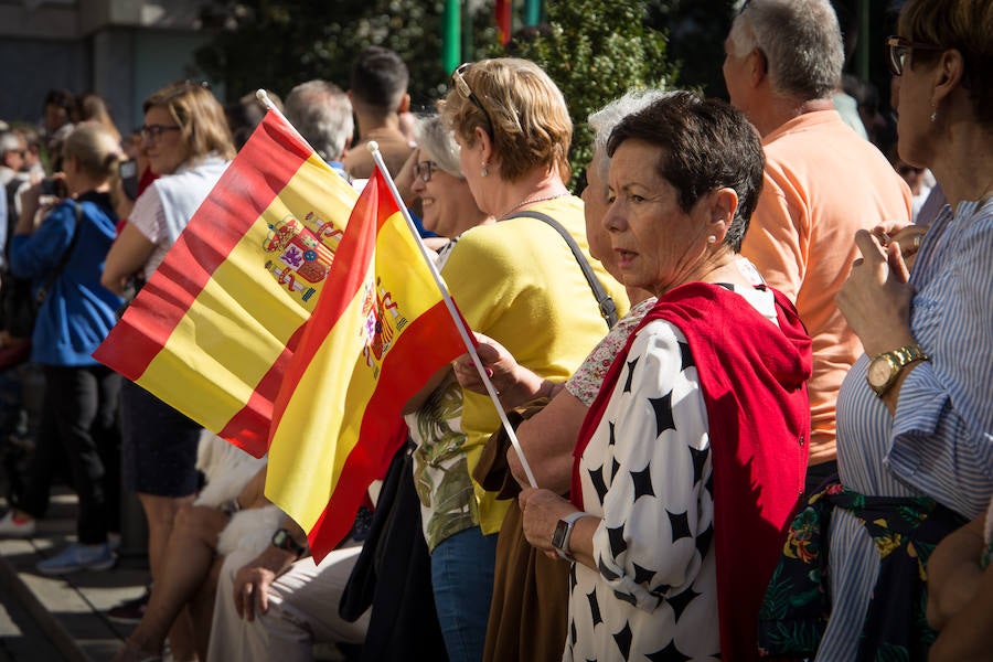 Ambiente de fiesta en las calles de la capital 
