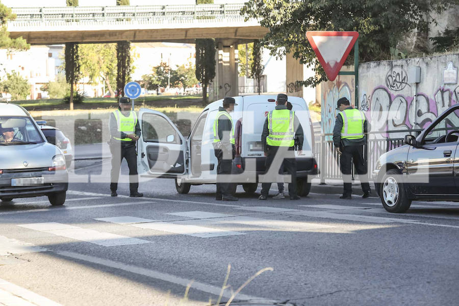 El arresto se ha llevado a cabo en una rotonda próxima al Serrallo tras una búsqueda de cinco horas