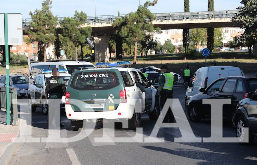 El arresto se ha llevado a cabo en una rotonda próxima al Serrallo tras una búsqueda de cinco horas