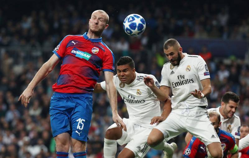 El Real Madrid y el Viktoria Pilsen checo se enfrentaron en el Santiago Bernabéu en la tercera jornada de la Liga de Campeones.