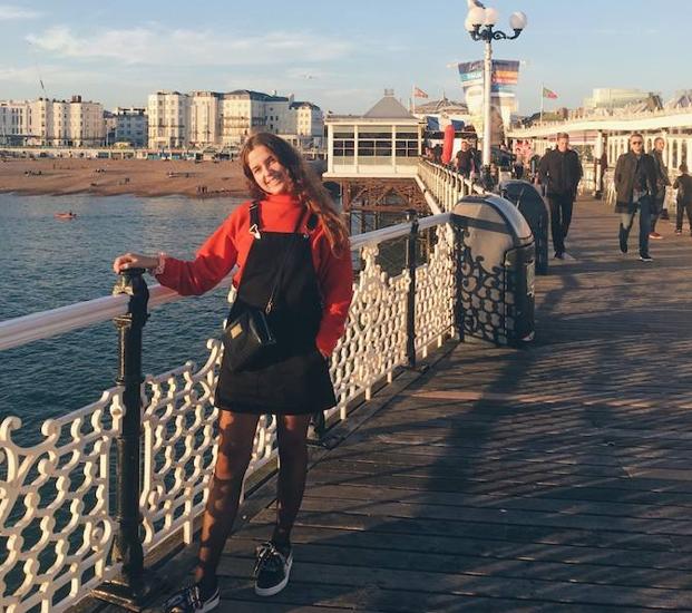 Cristina vive en Brighton en un 'Student Residence Hall', «que son bloques de pisos con solo estudiantes y están manejados por la universidad»