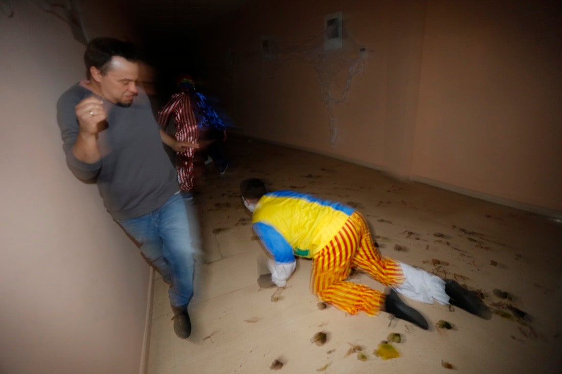 Decenas de vecinos participaron en un pasaje del terror de lo más espeluznante