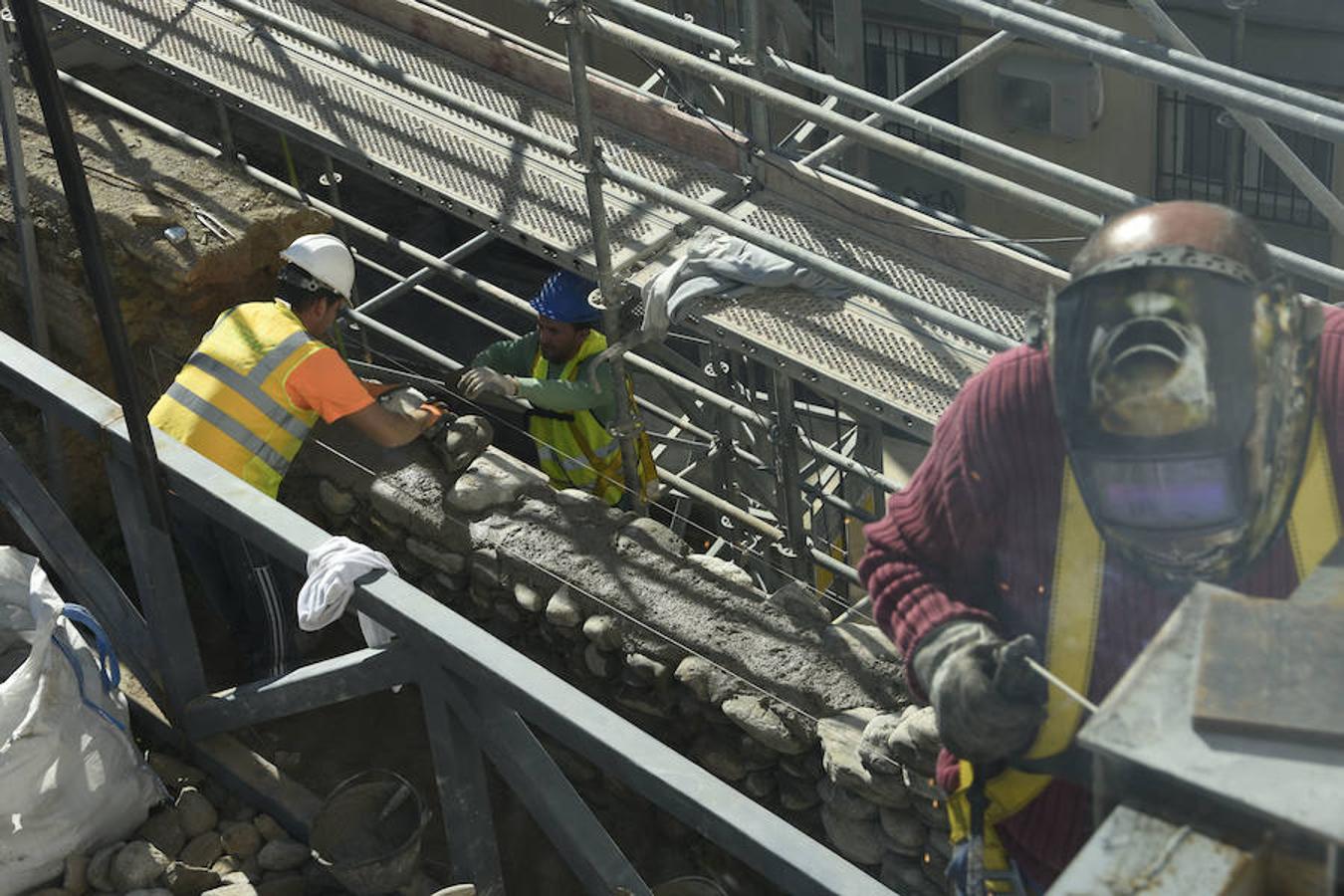 La intervención, que culminará a comienzos de 2019, recupera parte de un edificio residencial construido por Muhammad II junto a la Qubba