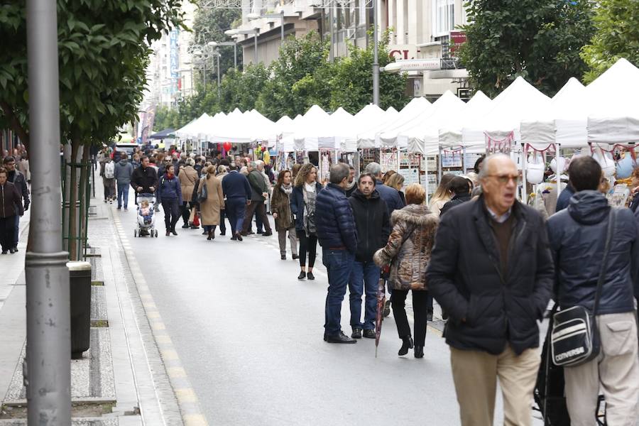 La calle Recogidas se llena de patines y patinetes, bicicletas de todo tipo, coches de bebés y sillas de ruedas en una jornada para fomentar el transporte público y la movilidad sostenible