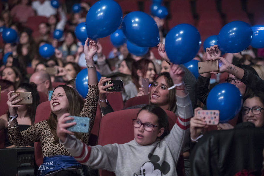 El gallego arrastró a una importante legión de fans hasta el Palacio de Congresos de la capital 