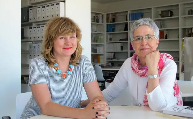 Agata Ignaciuk y Teresa Ortiz, responsables del proyecto de la web historiadeanticoncepcion.ugr.es.