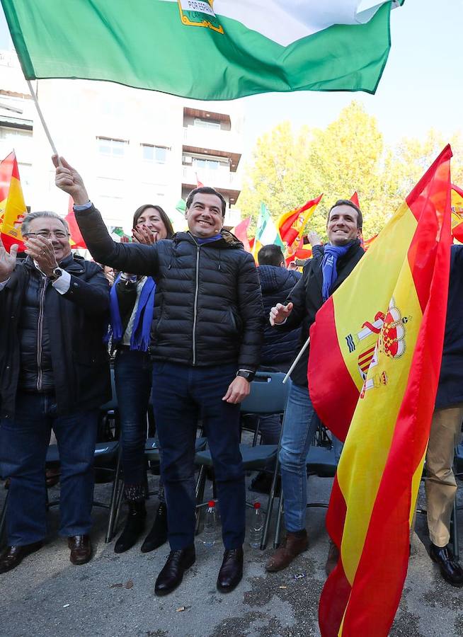 La capital granadina ha acogido un mitín del PP con la presencia estrella del presidente del partido