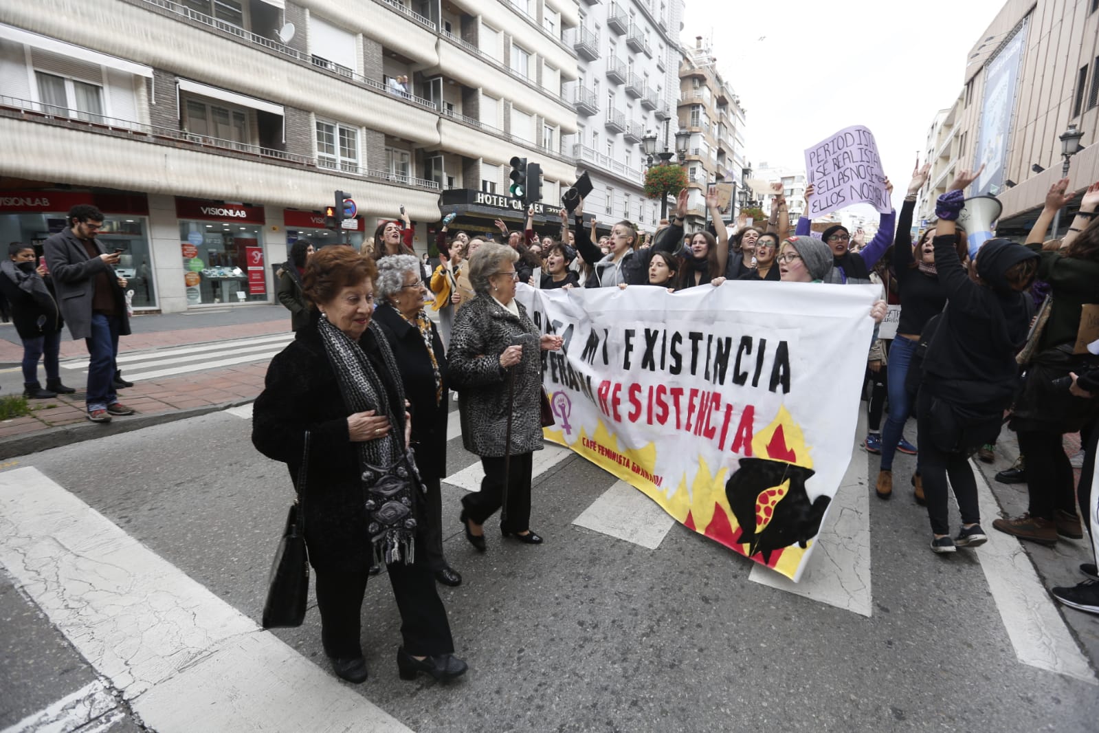 Más de 3.000 personas se manifiestan contra est lacra social